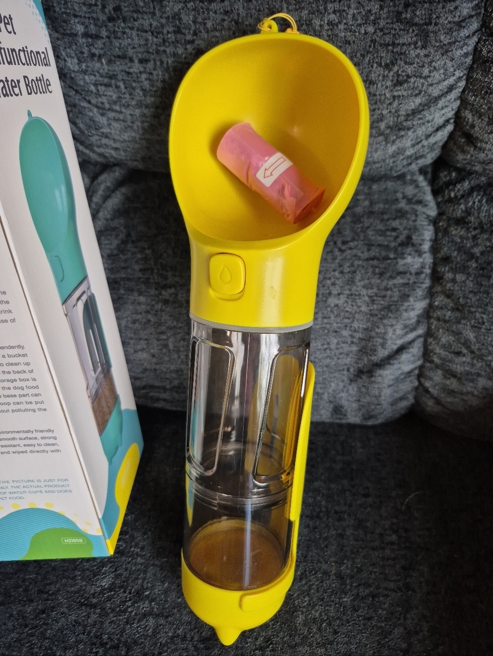 Multifunctional Water Bottle - Yellow/Green Accent
